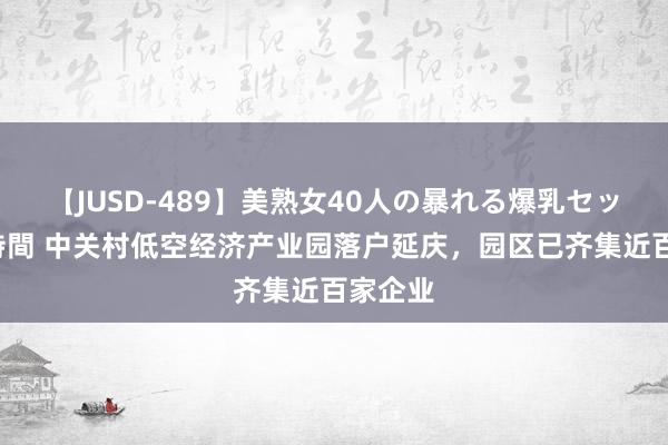【JUSD-489】美熟女40人の暴れる爆乳セックス8時間 中关村低空经济产业园落户延庆，园区已齐集近百家企业