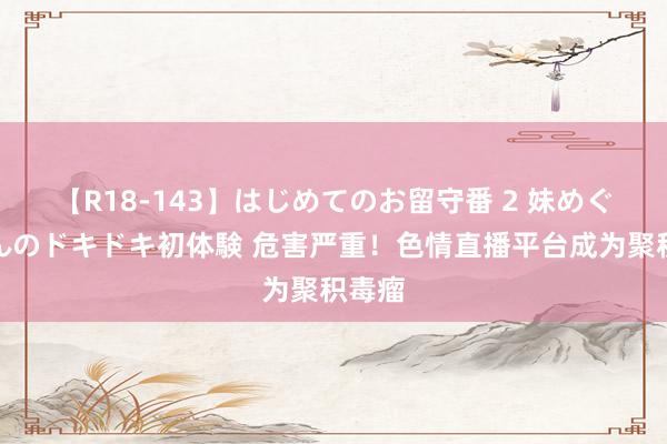 【R18-143】はじめてのお留守番 2 妹めぐちゃんのドキドキ初体験 危害严重！色情直播平台成为聚积毒瘤